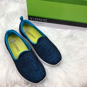 Vionic Blue and Black Women's Sneakers